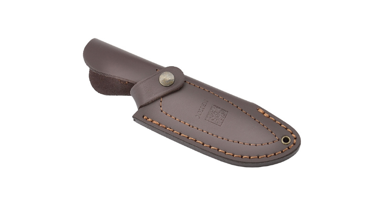 JOKER SPORTING KNIFE STAINLESS BLADE WITH LEATHER SHEATH-CL-58