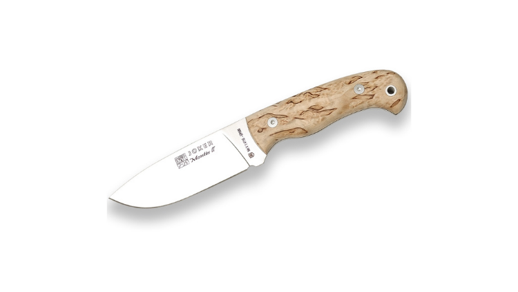 JOKER SPORTING KNIFE STAINLESS BLADE WITH LEATHER SHEATH-CL-58 - Image 2