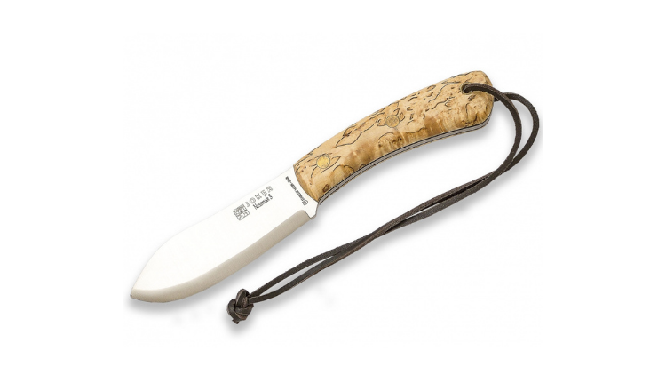JOKER KNIFE CURLY BIRCH HANDLE NESSMUK BLADE 11CM- CL132 - Image 2