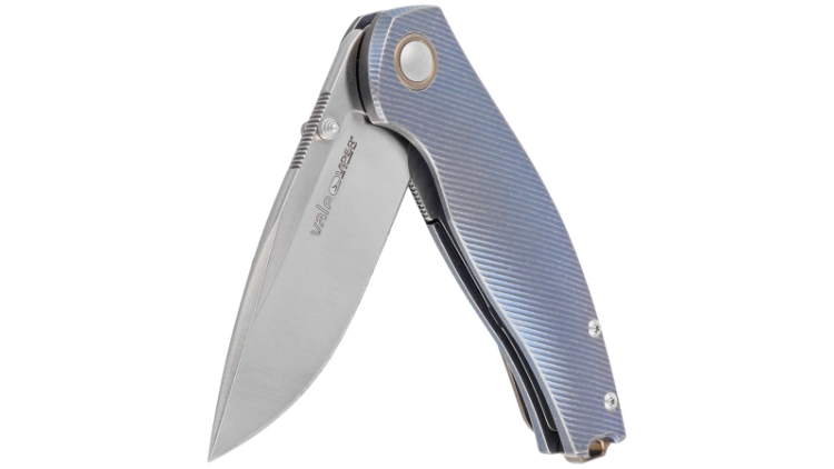 VIPER VALE TIBL FOLDING KNIFE MAGNACUT SATIN BLUE ANODIZED TITANIUM HANDLE - V6004TIBL - Image 3