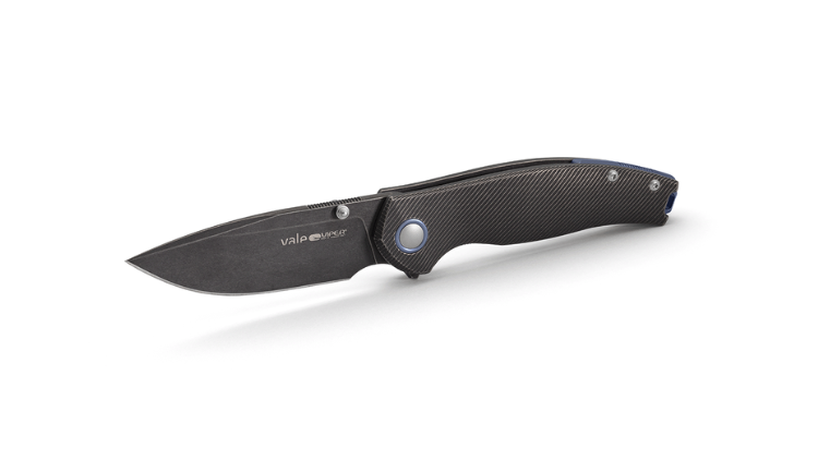 VIPER VALE DTBL FOLDING KNIFE MAGNACUT DARKSTONEWASHED BLADE AND TITANIUM HADLE - V6007DTBL