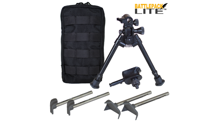 VERSA-POD BATTLE PACK LITE 9″-12″ W/ RAPTOR, SKI, AND RUBBER FEET AND UNIV. ADAPTER – 150-529