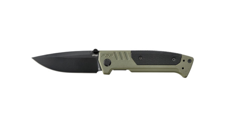 UMAREX WALTHER PDP SPEARPOINT FOLDING KNIFE OD COLOR - 5.0889