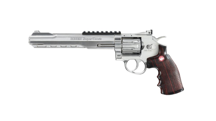 UMAREX RUGER SUPER HAWK 8" CHROME 6MM BB, CO2 - 2.5681