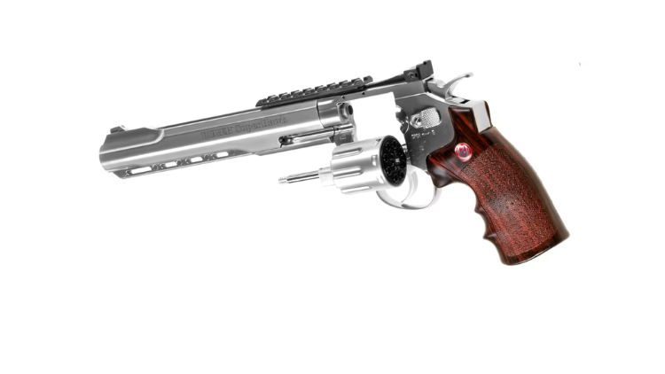UMAREX RUGER SUPER HAWK 8" CHROME 6MM BB, CO2 - 2.5681 - Image 3