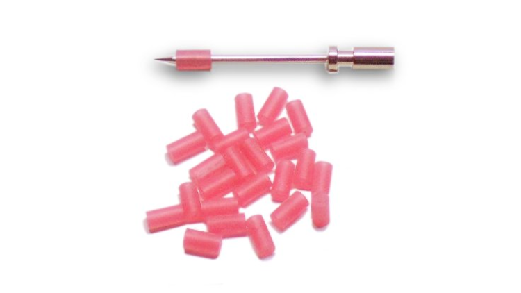 TELEDART NEEDLE PLAIN 2.0X40MM INCL. 5 SILICONE SEALING SLEEVES - TDN2040