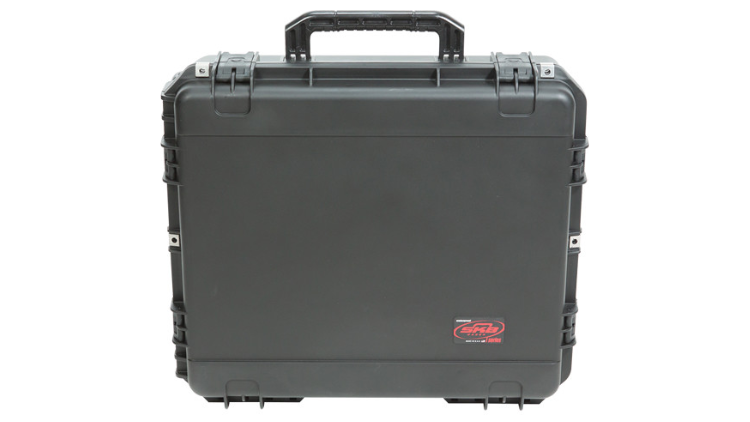 SKB ISERIES 2421-7 WATERPROOF CASE WITH CUBED FOAM BLACK 24.12X21X7IN- 3I-2421-7BC