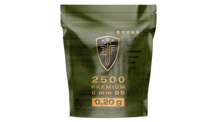 UMAREX ELITE FORCE PREMIUM 6MM BB'S 2500PCS POLYBAG- 2.6104