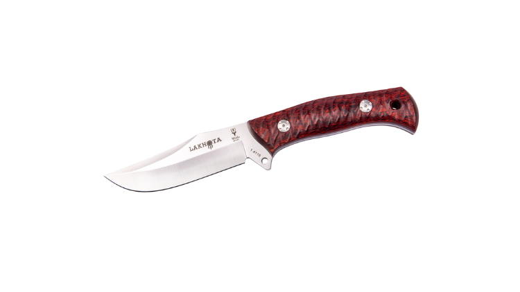 MUELA LAKHOTA FULL KNIFE 125MM BLADE LENGHT SYNTHETIC BROWN HANDLE