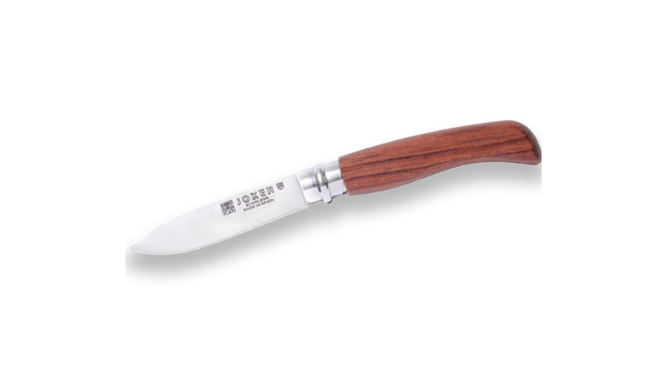 JOKER DEANTAÑO KNIFE BLADE LENGHT 8CM BUBINGA WOOD HANDLE – NB-23