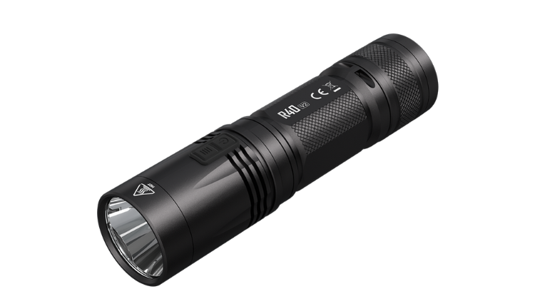 NITECORE R40 V2 INDUCTIVE WIRELESS CHARGING FLASHLIGHT 1000LUMENS 520M 1200H WITH USB-C RECHARGEABLE NL2150DW PROPRIETARY 21700 BATTERY- R40 V2