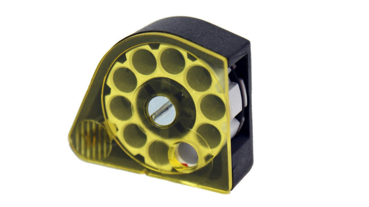 AIR ARMS .25 10 SHOT MAGAZINE- YELLOW-S555C-S
