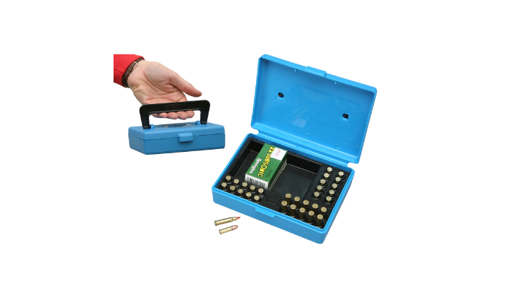 MTM RIMFIRE MATCH AMMO CASE BLUE (30 RDS) – SB-22-20