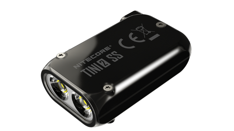 NITECORE TINI2 SS 500 LUMENS 89M DUAL-CORE INTELLUGENT KEYCHAIN LIGHT STAINLESS STEEL VERSION - TINI2 SS - Image 2