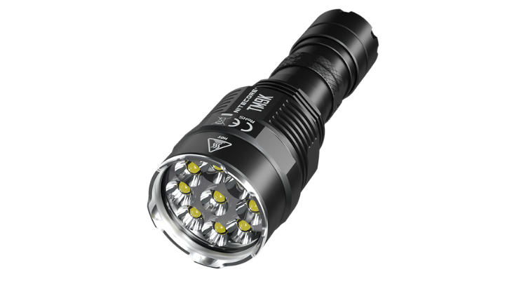 NITECORE ULTRA COMPACT TACTICAL FLASHLIGHT 9500 LUMENS 268M 60H WITH BUILT IN 5000MAH 21700 RECHARGEABLE LI-ION BATTERY- TM9K