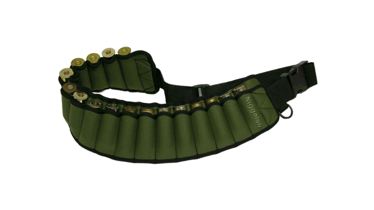 NIGGELOH CARTRIDGE BELT NEOPRINE OLIVE/RED - 021100025