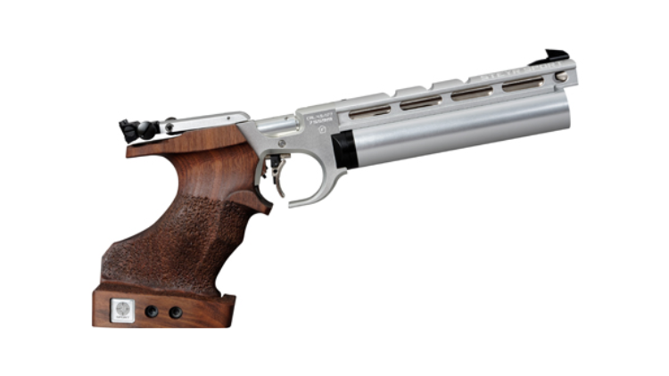 STEYR SPORT AIR PISTOL EVO 10 BLACK SILBER/SILVER CAL 4.5/.177 SMALL – 40-231S(SL)