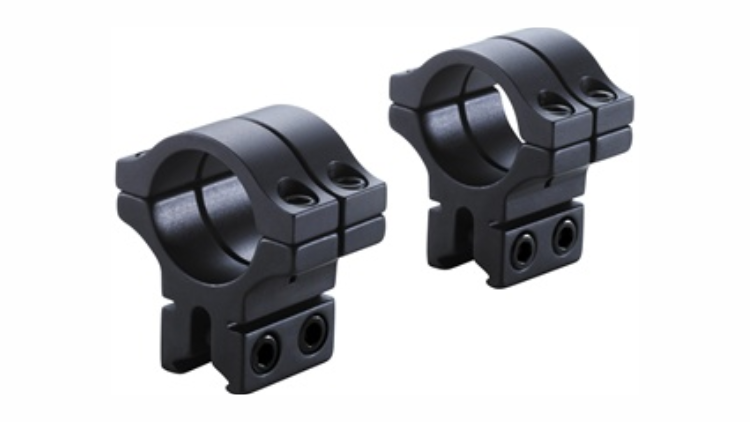 BKL 1"DIA X 1"WIDE DOUBLE STRAP DOVETAIL RINGS BLK - BKL-263MB