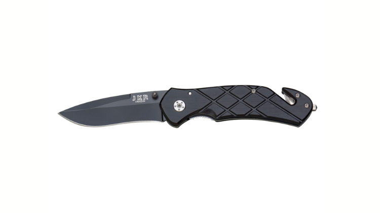 JOKER MANUAL OPENING RESCUE POCKET KNIFE WITH ALUMINUM HAND AND 8 CM BLADE- JKR323