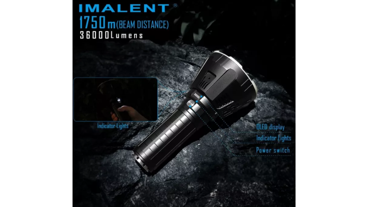 IMALENT R90TS SUPER THROW KING 36,000 LUMENS 1750M - R90TS - Image 3