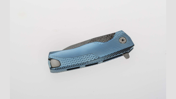 COLT. CHIUD SOLIDO CLIP DAM BLADE DAMASCUS - ROK-DD-BL - Image 2