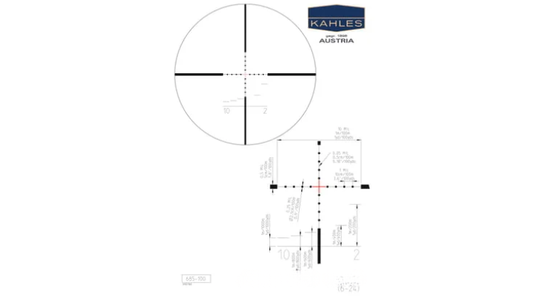 KAHLES K 624i CW 6-24X56 / MIL3 W-RIGHT - Image 3